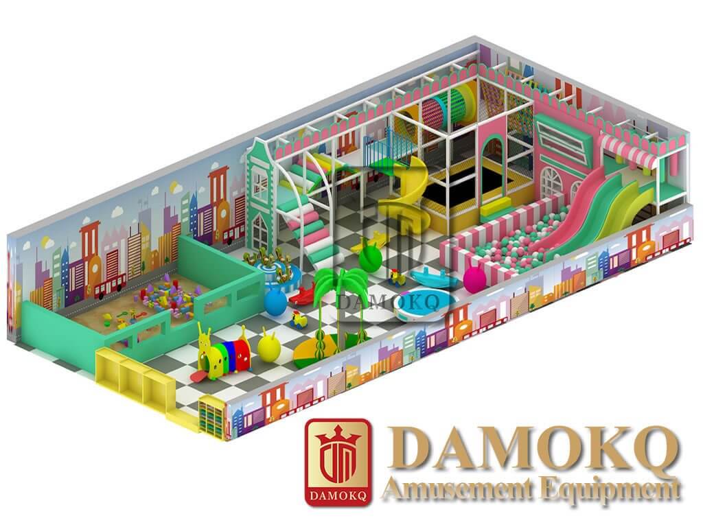 Candy Theme Kids Indoor Playground for Sale Candy indoor playground equipment